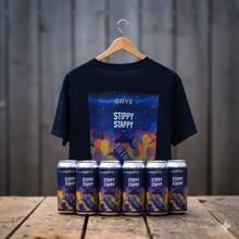 Load image into Gallery viewer, The Stippy Stappy IPA Ultimate Bundle: 6-Pack &amp; Artist Edition T-Shirt
