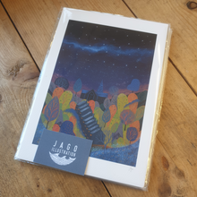 Load image into Gallery viewer, Stippy Stappy A4 Artwork by Jago Silver
