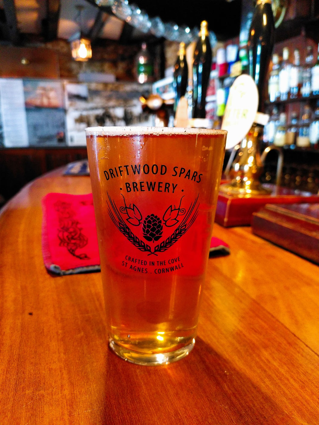 Driftwood Spars Pint Glass