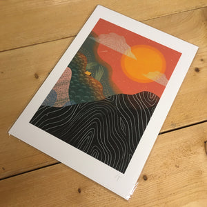 Seaberry A4 Artwork by Jago Silver