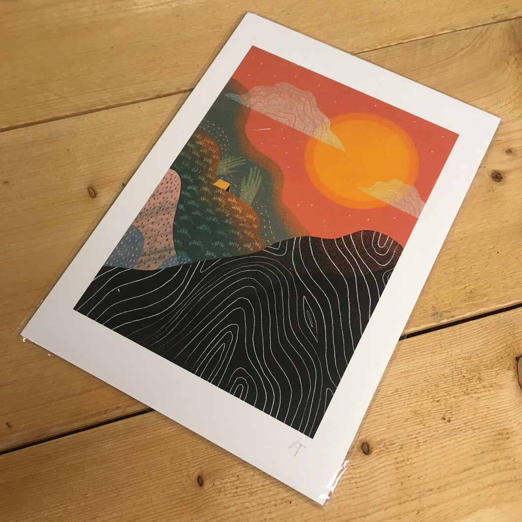 Seaberry A4 Artwork by Jago Silver